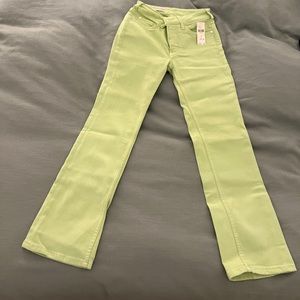 Pilcro low rise boot cut jeans